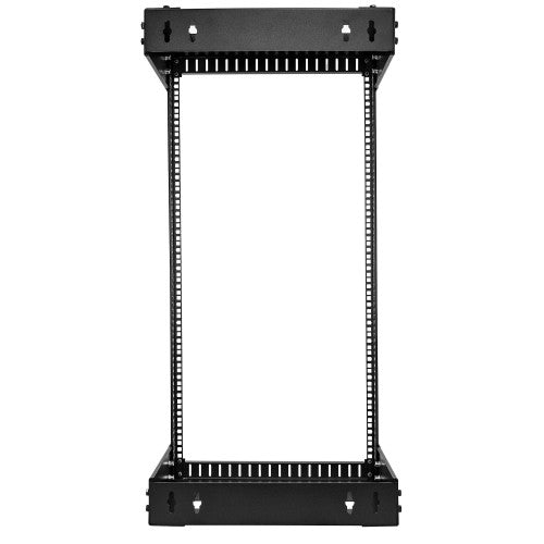 StarTech.com 21U 19" Wall Mount Network Rack - Adjustable Depth 12-20" 2 Post Open Frame Server Room Rack for AV/Data/ IT Communication/Computer Equipment/Switch w/Cage Nuts & Screws