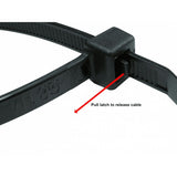 Cables Direct CTR-200B cable tie Ladder cable tie Nylon Black 100 pc(s)