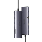 Ugreen Revodok USB-C 6-IN-1 Hub met 4K HDMI USB Type-C 10000 Mbit/s