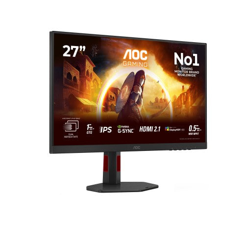 AOC G4 U27G4R computer monitor 68.6 cm (27") 3840 x 2160 pixels 4K Ultra HD LED Black, Red