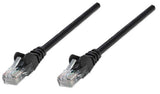 Intellinet Network Patch Cable, Cat5e, 5m, Black, CCA, U/UTP, PVC, RJ45, Gold Plated Contacts, Snagless, Booted, Lifetime Warranty