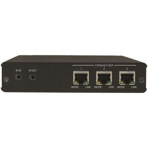StarTech.com 3-Port HDBaseT Extender Kit with 3 Receivers - 1x3 HDMI over CAT5e Splitter - Up to 4K - TAA