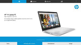 HP 14s-fq1013na AMD Ryzen™ 5 5500U Laptop 35.6 cm (14") Full HD 4 GB DDR4-SDRAM 512 GB SSD Wi-Fi 5 (802.11ac) Windows 11 Home Silver