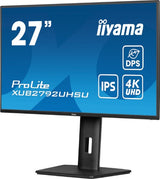 iiyama ProLite XUB2792UHSU-B6 computer monitor 68.6 cm (27") 3840 x 2160 pixels 4K Ultra HD LED Black
