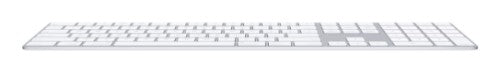 Apple Magic w/ Numeric Keypad keyboard Universal Bluetooth QWERTY English Silver, White
