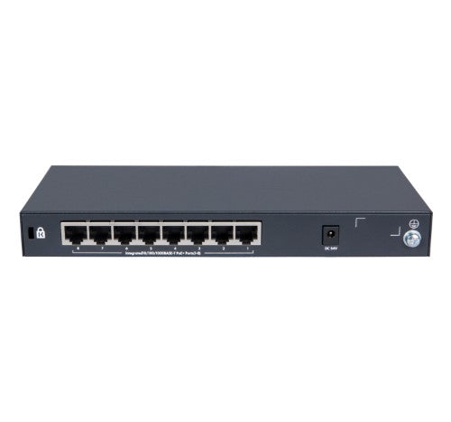 HPE OfficeConnect 1420 8G PoE+ (64W) Unmanaged L2 Gigabit Ethernet (10/100/1000) Power over Ethernet (PoE) 1U Grey