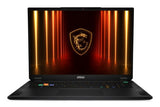 MSI Stealth 18 HX AI A2XWJG-004UK Intel Core Ultra 9 275HX Laptop 45.7 cm (18") UHD+ 64 GB DDR5-SDRAM 2 TB SSD NVIDIA GeForce RTX 5090 Wi-Fi 7 (802.11be) Windows 11 Home UK English Black