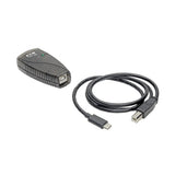 Tripp Lite USA-19HS-C USB-C to Serial DB9 RS232 Adapter Cable - 3 ft. (0.91 m) Keyspan, High-Speed (M/M), TAA