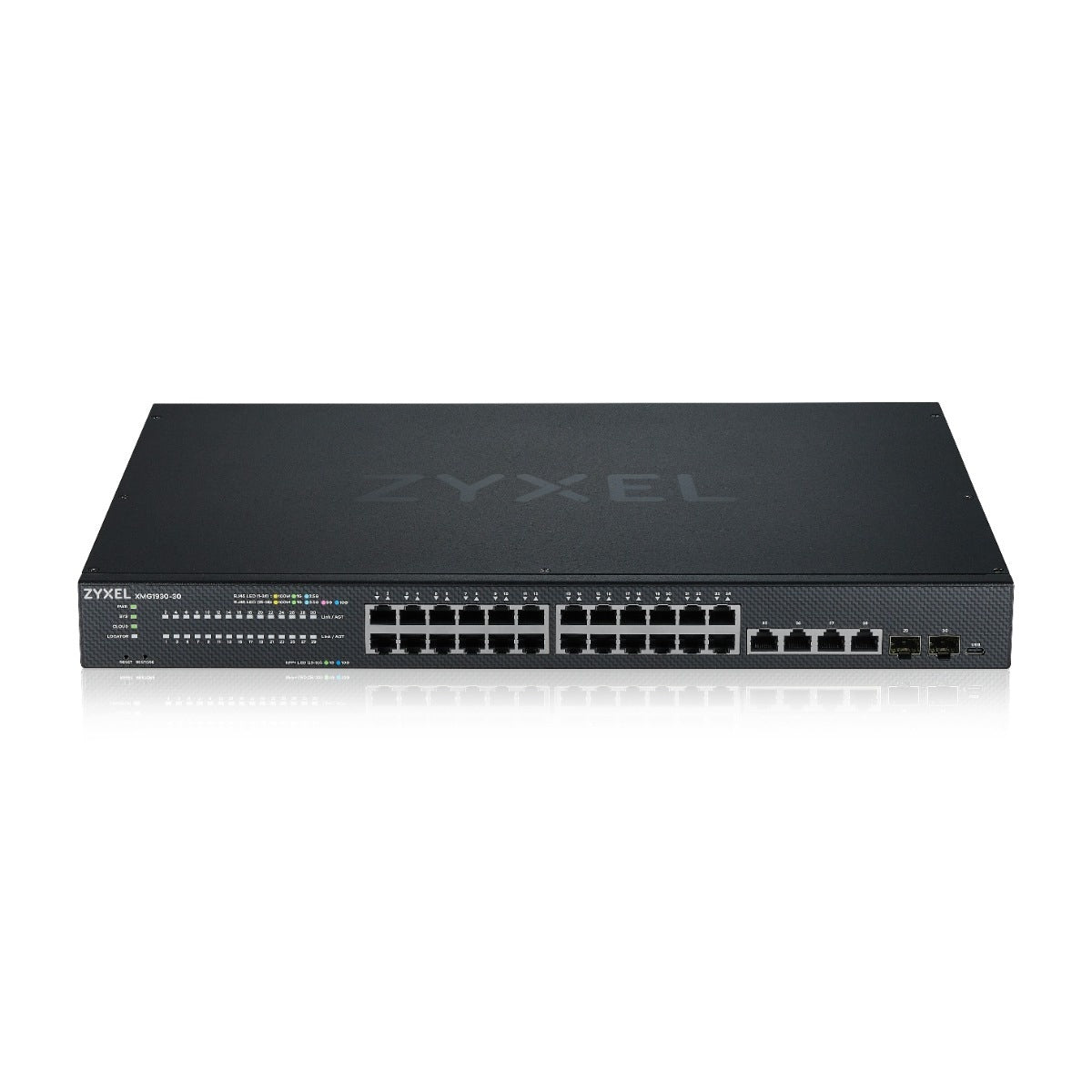 Zyxel XMG1930-30 Managed L3 2.5G Ethernet (100/1000/2500) Black  - Networking - Zyxel