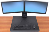 Ergotron WorkFit SR 61 cm (24") Desk Black