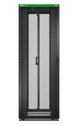 APC Easy Rack, 48U, Black, With Roof, Castors, Feet, 4 Brackets, and Side Panels, No Bottom, 2258H x 800W x 1000D mm