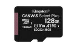 Kingston Technology Canvas Select 128GB micSDXC Plus 100R A1 C10 Card + ADP