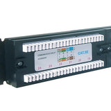 connektgear 24 Port Patch Panel (Cat5e) IDC Punch Down 19 inch