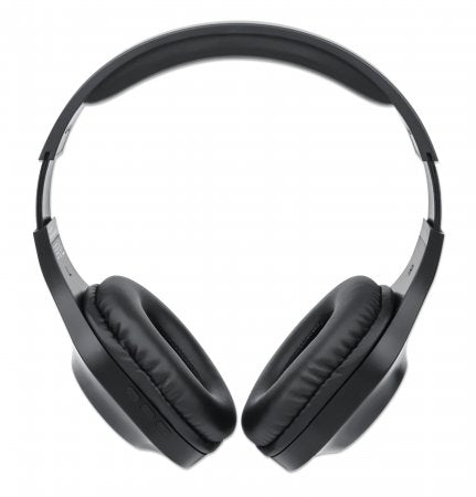 Manhattan Bluetooth On-Ear Headset, Microphone, Integrated Controls, 6 hour usage time, Max Range 10m, 3.5mm Aux port, Bluetooth v5.0 + EDR, USB-A charging cable included, Three Year Warranty