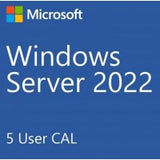 Microsoft Windows Server 2022 - License - 5 User CAL