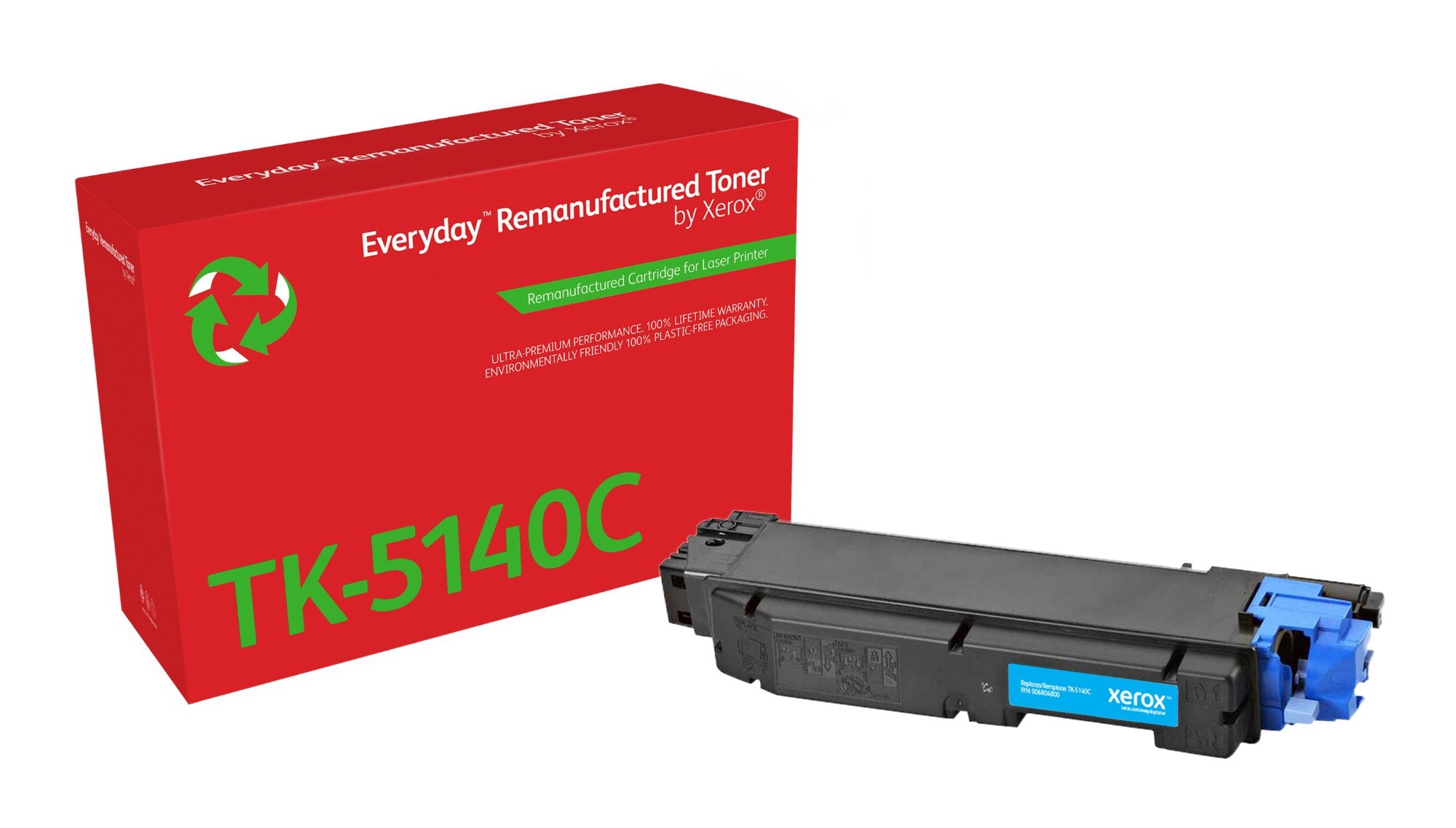 Everyday™ Cyan Remanufactured Toner by Xerox compatible with Kyocera TK-5140C