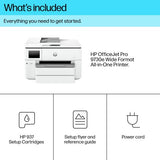 HP OfficeJet Pro 9730e Wireless All-in-One Color Printer, Instant Ink; Two-sided printing