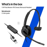 HP Poly Mission 425 Stereo USB Wired Headset