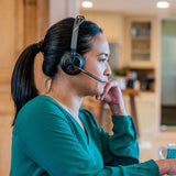 HP Poly Voyager Focus 2 Microsoft Teams Certified USB-C-C Headset +USB-C/A Adapter