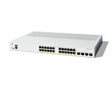 Cisco Catalyst 1300-24P-4G Managed Switch, 24 Port GE, PoE, 4x1GE SFP, Limited Lifetime Protection (C1300-24P-4G)