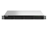 QNAP TS-464U-RP NAS Rack (1U) Intel® Celeron® N5095 8 GB DDR4 0 TB QNAP Turbo System Aluminium, Black