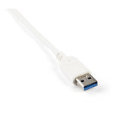 StarTech.com 3-Port Portable USB 3.0 Hub plus Gigabit Ethernet - Built-In Cable~3-Port Portable USB 3.0 Hub plus Gigabit Ethernet - 5Gbps - Built-In Cable