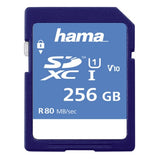 Hama SDXC 256GB Class 10 UHS-I 90MB/s, blue