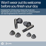Poly Voyager Free 60 UC Carbon Black Earbuds +BT700 USB-A Adapter +Basic Charge Case