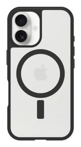 OtterBox React Series for MagSafe for Apple iPhone 16, Black Crystal