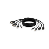 Belkin F1DN2CCBL-DH10t KVM cable Black 3 m