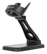 Manhattan Adjustable Barcode Scanner Stand, Height and Angle Adjustable, suitable for barcode scanner products 153997, 154116 and 154185, Black, Lifetime Warranty