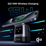 Ugreen 45775 mobile device charger Universal Black, Grey AC Wireless charging Fast charging Indoor