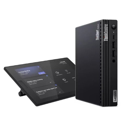 Lenovo ThinkSmart Tiny Kit Intel® Core™ i3 i3-13100T 16 GB DDR4-SDRAM 256 GB SSD Windows 11 IoT Enterprise Mini PC Black