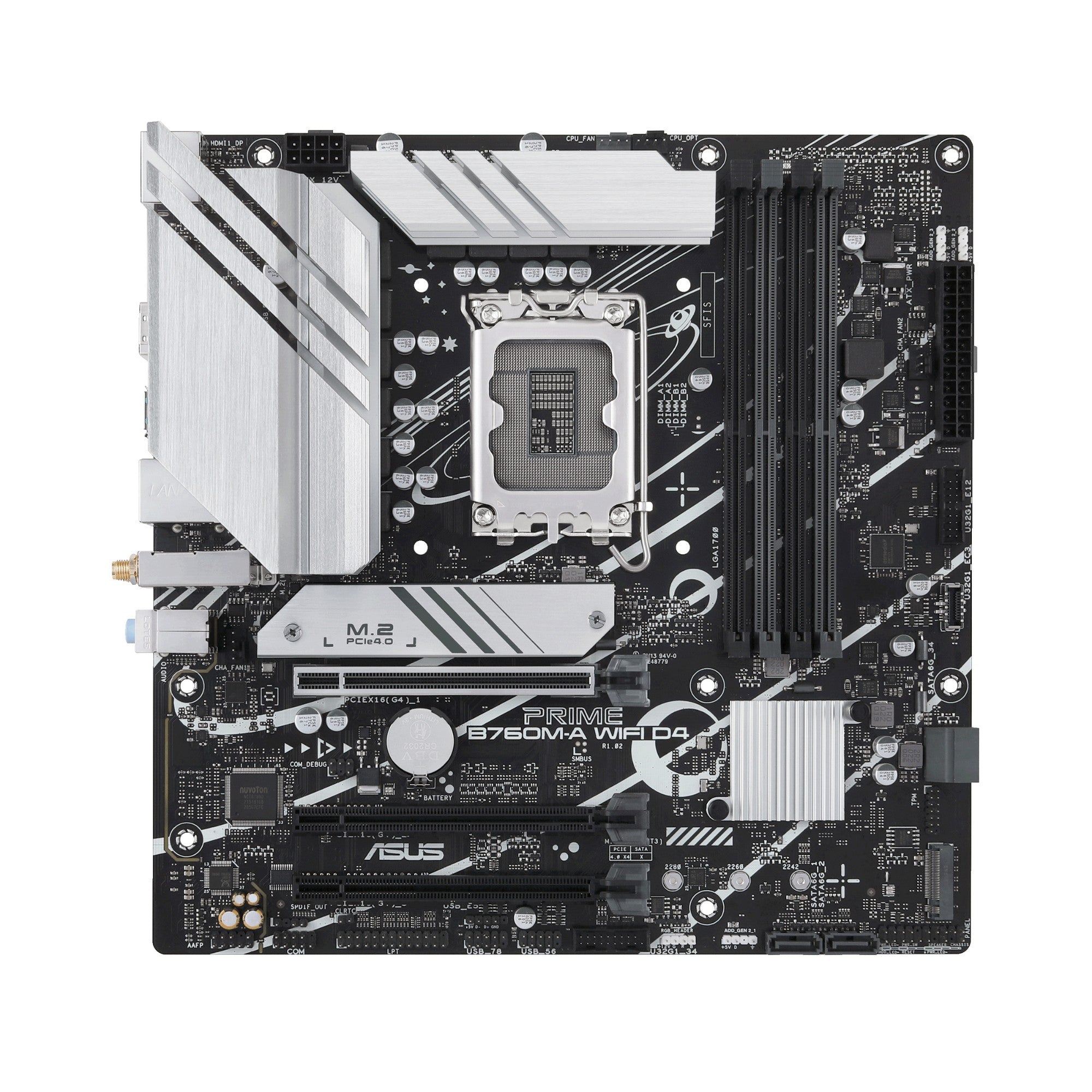 ASUS PRIME B760M-A WIFI D4 Intel B760 LGA 1700 micro ATX  - Computer Components - ASUS