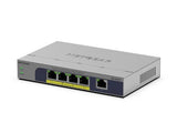NETGEAR GS105PP Unmanaged Gigabit Ethernet (10/100/1000) Power over Ethernet (PoE) Desktop/Wall-Mounting Grey