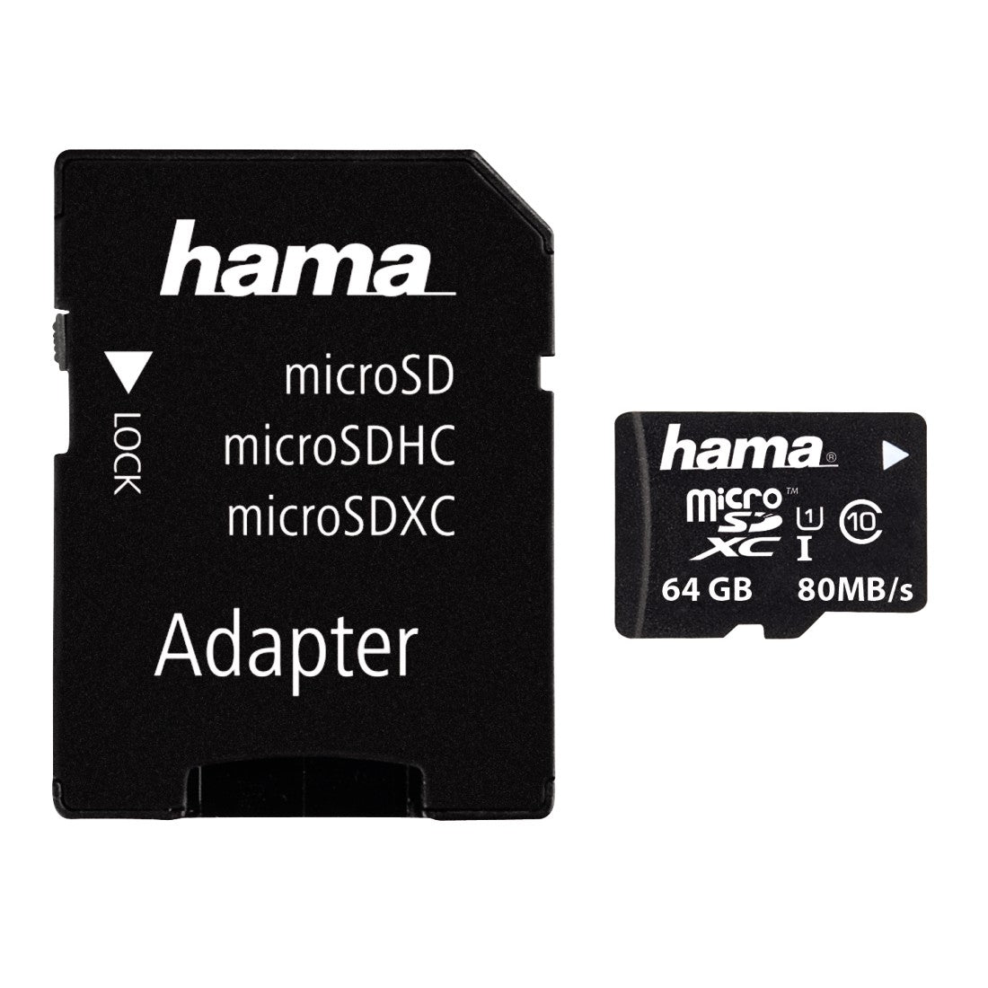 Hama microSDXC 64GB UHS-I Class 10  - Data Storage - Hama