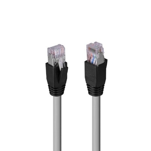 Lindy 50m Cat.6A U/FTP LSZH Solid Core Cable, Grey