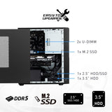 MSI Pro DP180 14A Intel Core 5 14400, Desktop PC, DP180 14A, SFF, Mini Computer, HTPC, (16GB RAM, 512GB Storage, Windows 11 ), Intel Graphics/DDR5/Dual HDMI/Dual LAN/WiFi 6E/BT 5.3
