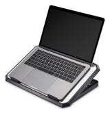 Hama Aluminium laptop cooling pad 39.6 cm (15.6") Black