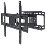 Manhattan Wall Mount for TV & Monitors (Full Motion), For screens 37" to 65", VESA compatability: all between 200x200mm and 600x400mm - check the dimensions of the four mounting holes on back of screen to ensure it fits, Max 50kg, Black, Bracket, Lifetime