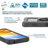 Mobilis 052061 mobile phone case 17 cm (6.7") Cover Black