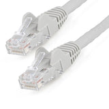 StarTech.com 15m CAT6 Ethernet Cable - LSZH (Low Smoke Zero Halogen) - 10 Gigabit 250Mhz 100W PoE RJ45 10GbE UTP Network Patch Cord Snagless with Strain Relief - Grey, CAT 6, ETL Verified, 24AWG