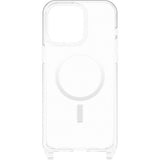 OtterBox React Series Necklace MagSafe for iPhone 15 Pro Max with Strap, Clear