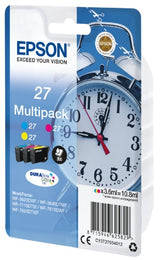 Epson C13T27054012/27 Ink cartridge multi pack C,M,Y 3x350pg3x3,6ml Pack=3 for Epson WF 3620