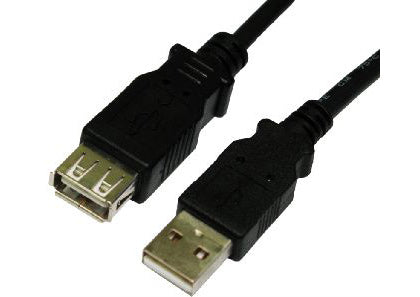 Cables Direct USB2-022K USB cable USB 2.0 2 m USB A Black