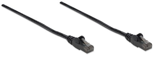 Intellinet Network Patch Cable, Cat6, 10m, Black, CCA, U/UTP, PVC, RJ45, Gold Plated Contacts, Snagless, Booted, Lifetime Warranty
