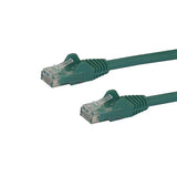 StarTech.com 2m CAT6 Ethernet Cable - Green CAT 6 Gigabit Ethernet Wire -250MHz 100W PoE RJ45 UTP Network/Patch Cord Snagless w/Strain Relief Individually Tested