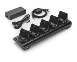 Zebra CRD-MPM-5SCHGUK1-01 mobile device dock station Black