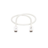 StarTech.com Thunderbolt 3 Cable - 40Gbps - 0.5m - White - Thunderbolt, USB, and DisplayPort Compatible