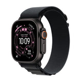 Apple Watch Ultra 3 GPS + Cellular 49mm Black Titanium Case with Black Alpine Loop - Medium